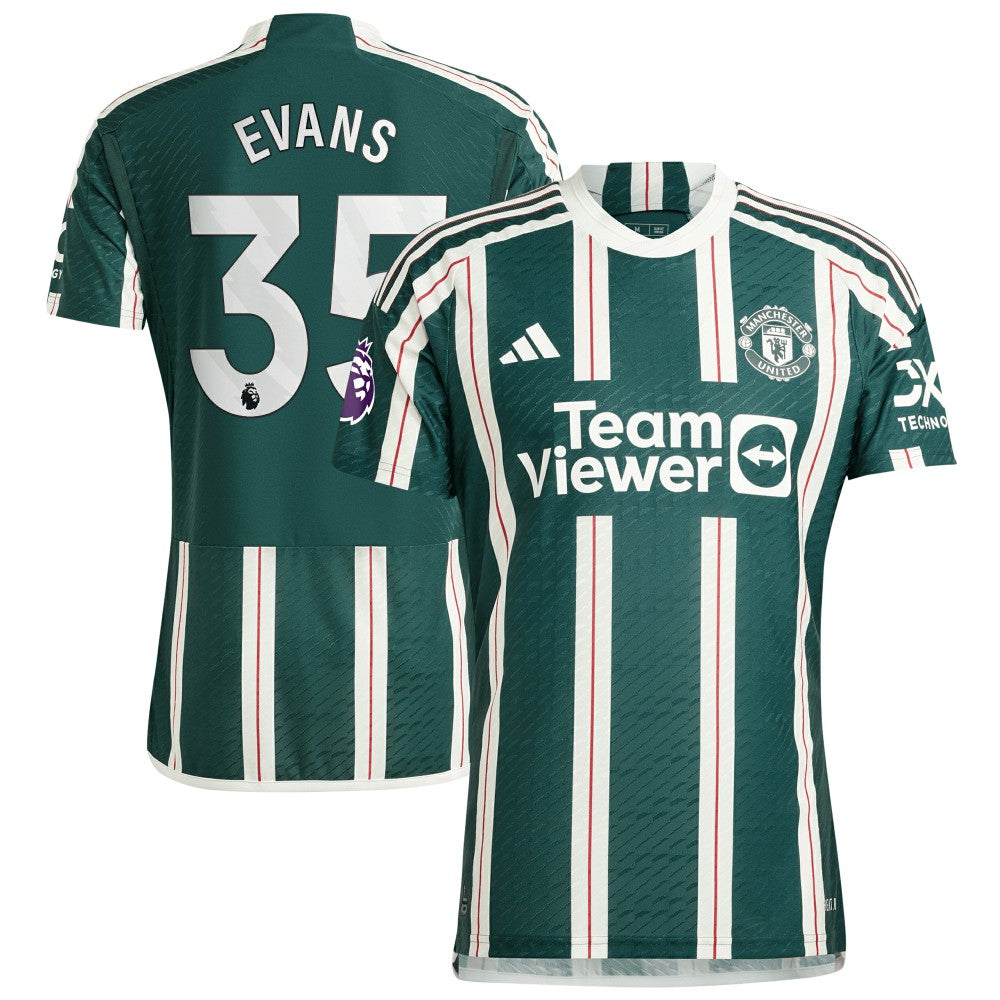 Adidas Jonny Evans Manchester United 2023/24 Away Player Jerseys – Green
