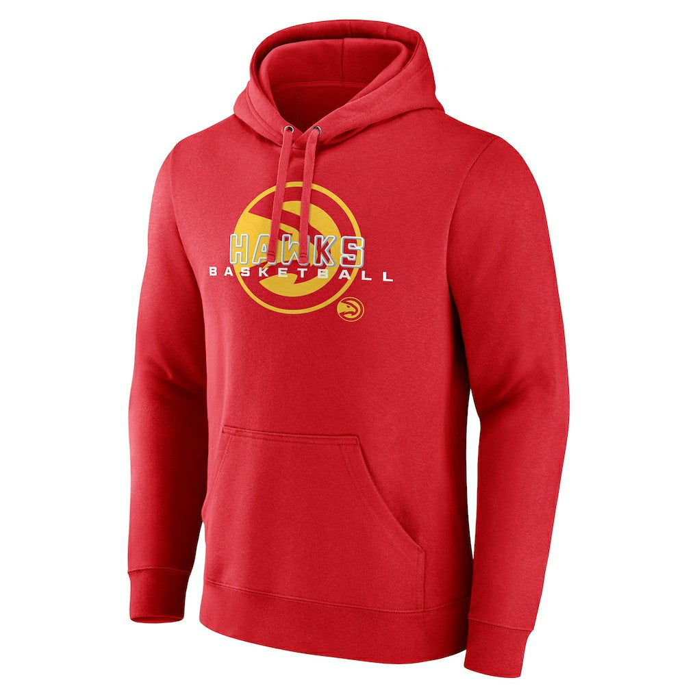 NBA - Atlanta Hawks Stellar Personalized Name & Number Pullover Hoodie - Red