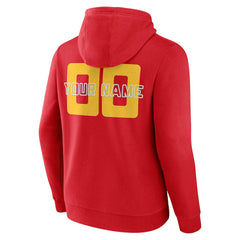 NBA - Atlanta Hawks Stellar Personalized Name & Number Pullover Hoodie - Red