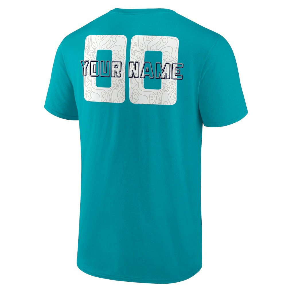 NBA - Charlotte Hornets Stellar Personalized Name & Number T-Shirt - Teal