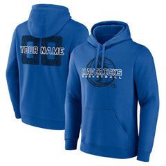 NBA - Dallas Mavericks Stellar Personalized Name & Number Pullover Hoodie - Blue