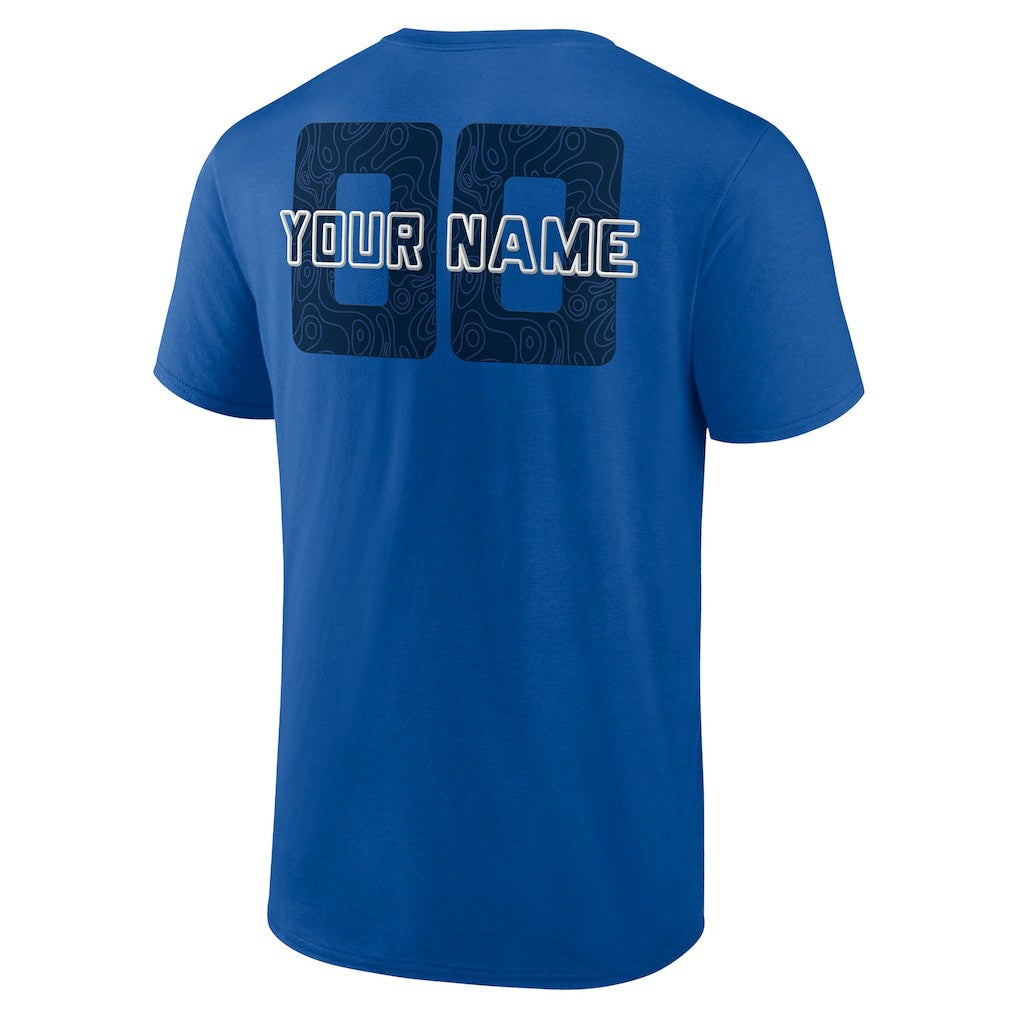 NBA - Dallas Mavericks Stellar Personalized Name & Number T-Shirt - Blue
