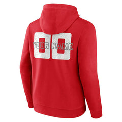 NBA - Houston Rockets Stellar Personalized Name & Number Pullover Hoodie - Red
