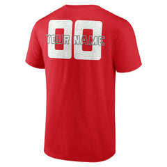 NBA - Houston Rockets Stellar Personalized Name & Number T-Shirt - Red
