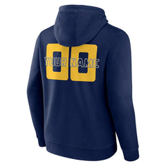NBA - Indiana Pacers Stellar Personalized Name & Number Pullover Hoodie - Navy