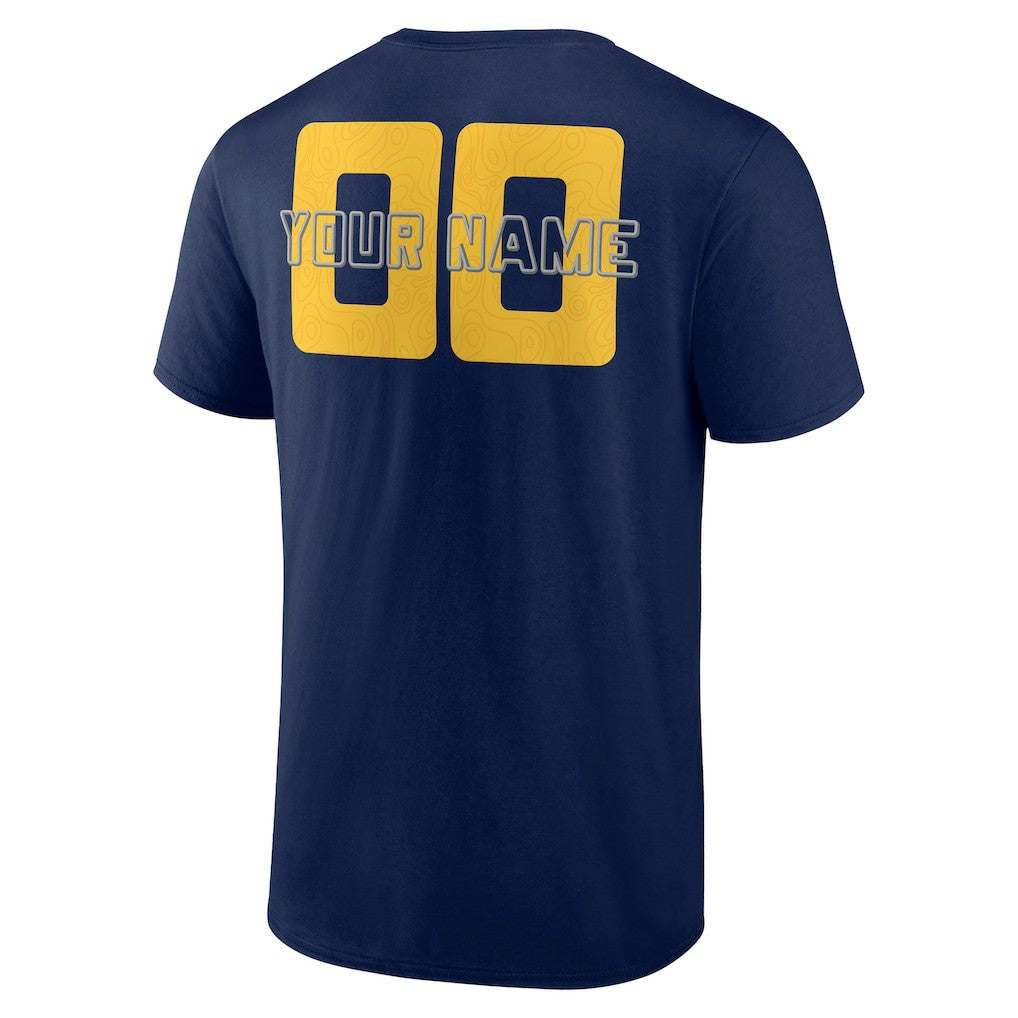 NBA - Indiana Pacers Stellar Personalized Name & Number T-Shirt - Navy
