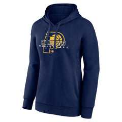 NBA - Indiana Pacers Women's Stellar Personalized Name & Number Pullover Hoodie - Navy