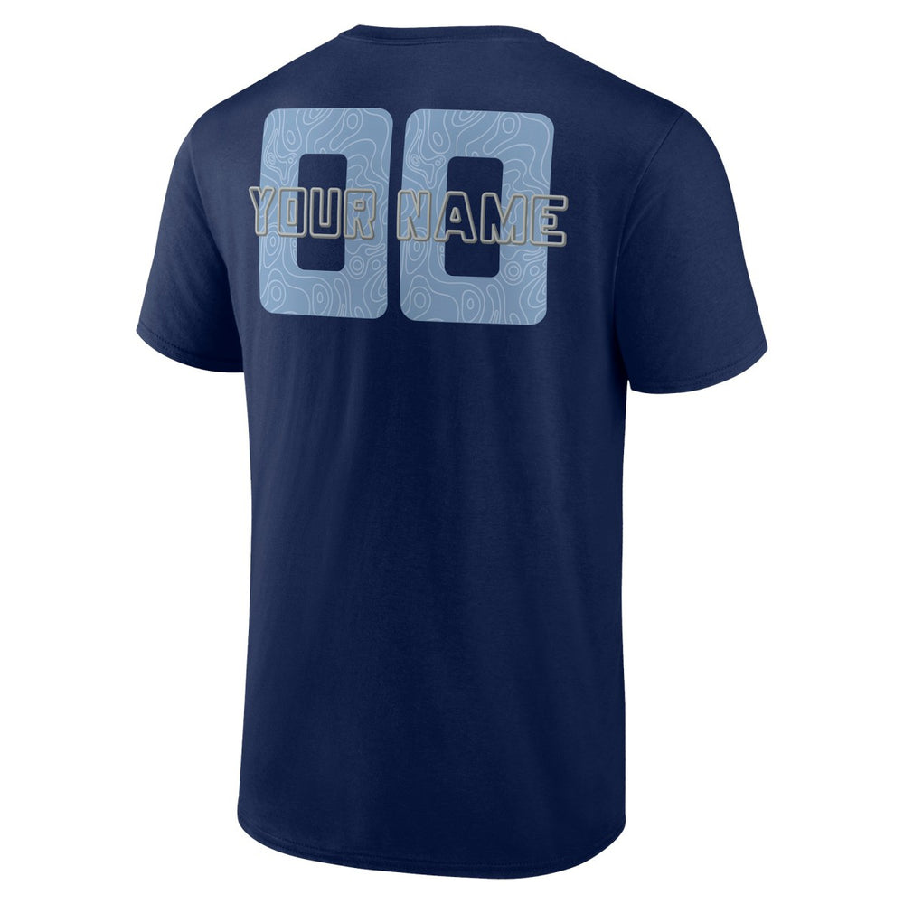 NBA - Memphis Grizzlies Stellar Personalized Name & Number T-Shirt - Navy