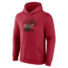 NBA - Miami Heat Stellar Personalized Name & Number Pullover Hoodie - Red