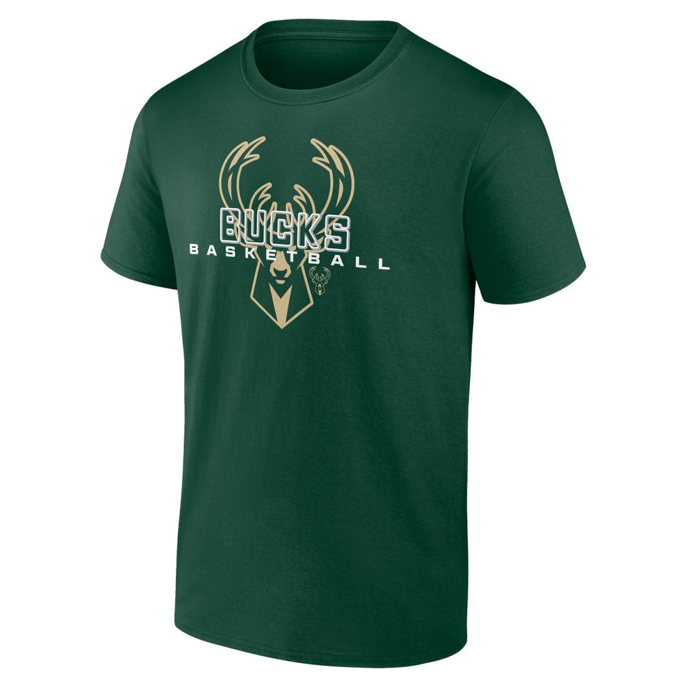 NBA - Milwaukee Bucks Stellar Personalized Name & Number T-Shirt - Hunter Green