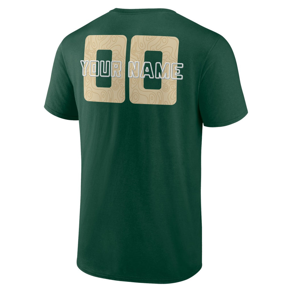 NBA - Milwaukee Bucks Stellar Personalized Name & Number T-Shirt - Hunter Green