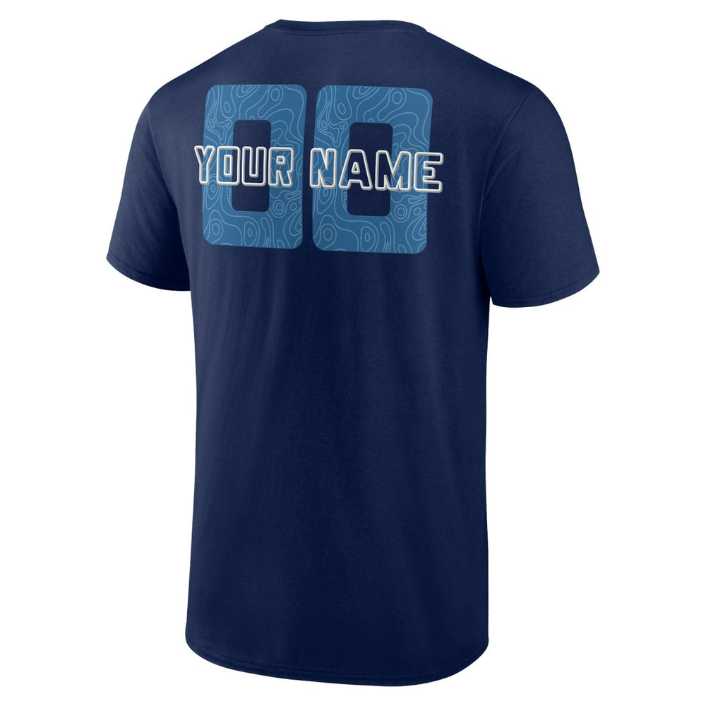 NBA - Minnesota Timberwolves Stellar Personalized Name & Number T-Shirt - Navy