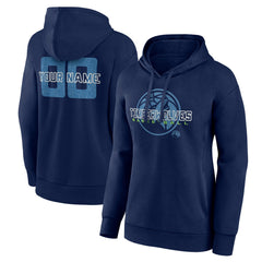 NBA - Minnesota Timberwolves Women's Stellar Personalized Name & Number Pullover Hoodie - Navy
