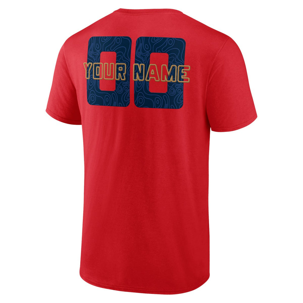 NBA - New Orleans Pelicans Stellar Personalized Name & Number T-Shirt - Red