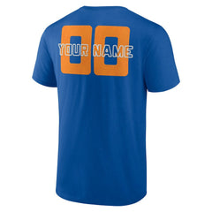 NBA - New York Knicks Stellar Personalized Name & Number T-Shirt - Blue