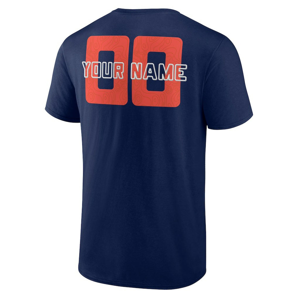 NBA - Oklahoma City Thunder Stellar Personalized Name & Number T-Shirt - Navy