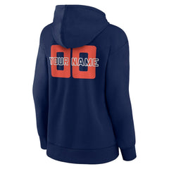 NBA - Oklahoma City Thunder Women's Stellar Personalized Name & Number Pullover Hoodie - Navy