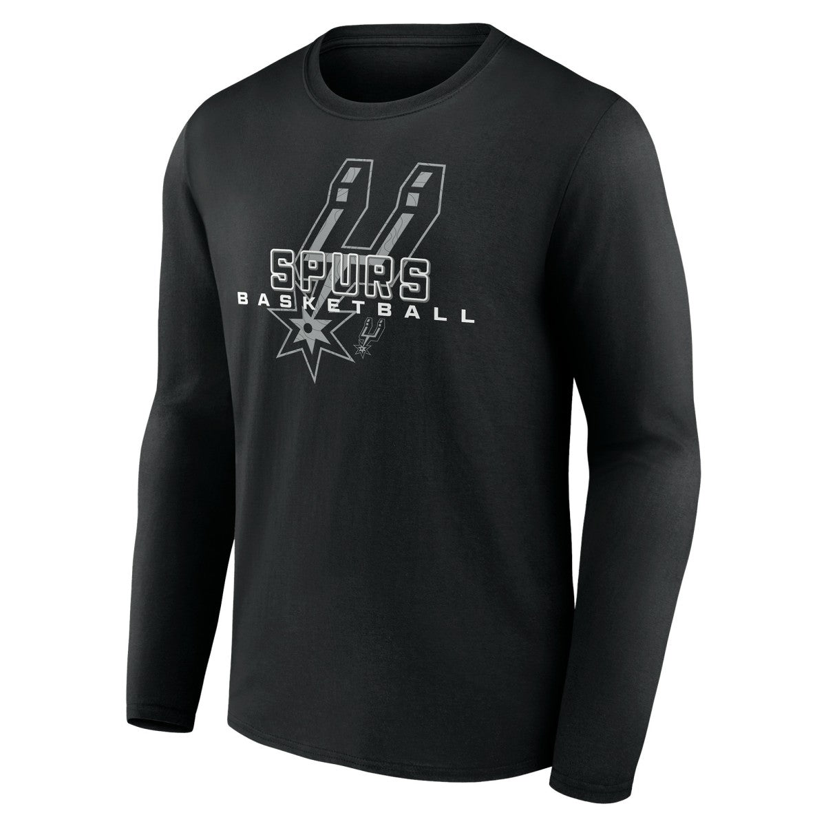 NBA - San Antonio Spurs Stellar Personalized Name & Number Long Sleeve T-Shirt - Black