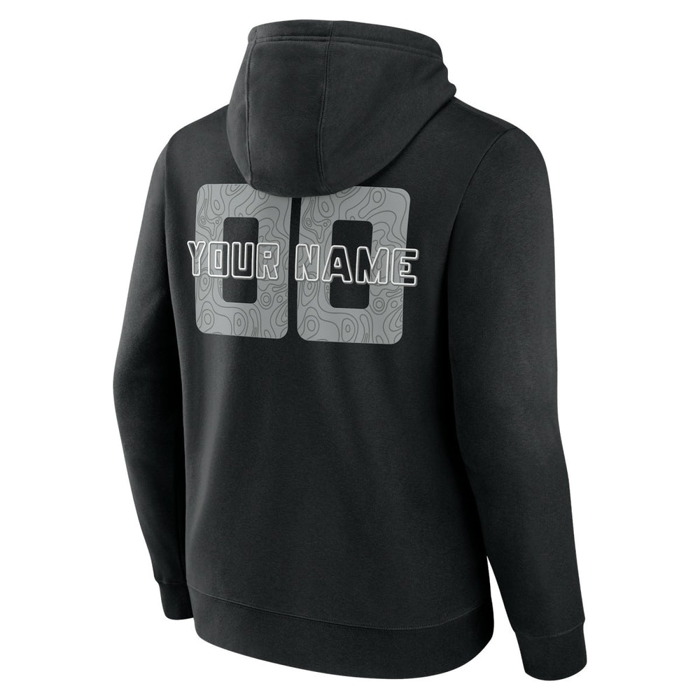 NBA - San Antonio Spurs Stellar Personalized Name & Number Pullover Hoodie - Black