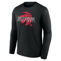 NBA - Toronto Raptors Stellar Personalized Name & Number Long Sleeve T-Shirt - Black