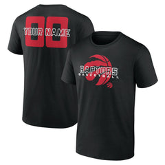 NBA - Toronto Raptors Stellar Personalized Name & Number T-Shirt - Black