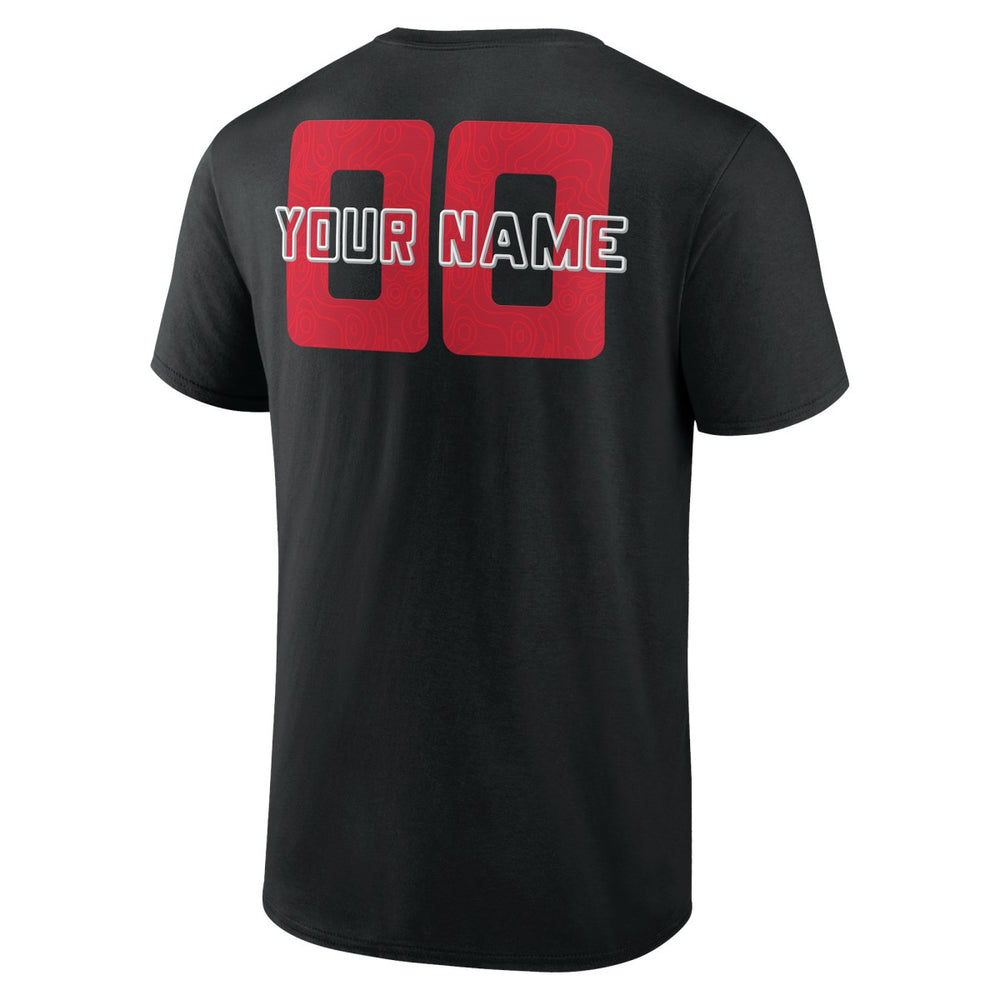 NBA - Toronto Raptors Stellar Personalized Name & Number T-Shirt - Black
