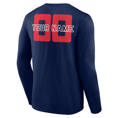 NBA - Washington Wizards Stellar Personalized Name & Number Long Sleeve T-Shirt - Navy