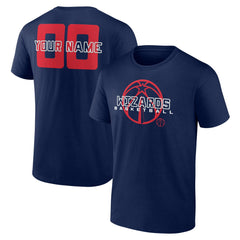 NBA - Washington Wizards Stellar Personalized Name & Number T-Shirt - Navy