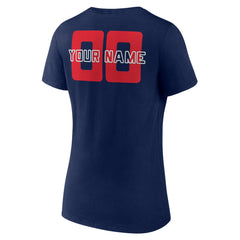 NBA - Washington Wizards Women's Stellar Personalized Name & Number V-Neck T-Shirt - Navy