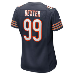 Gervon Dexter Sr Chicago Bears Women's Team Game Jersey Navy - Nike