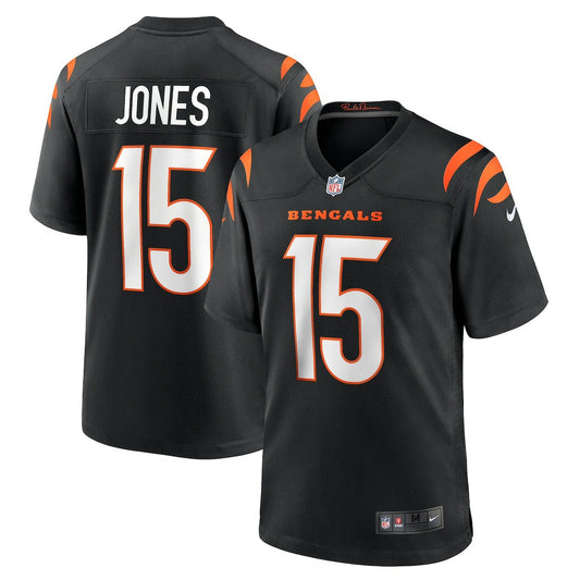Charlie Jones Cincinnati Bengals Team Game Jersey - Black | NFL Jerseys