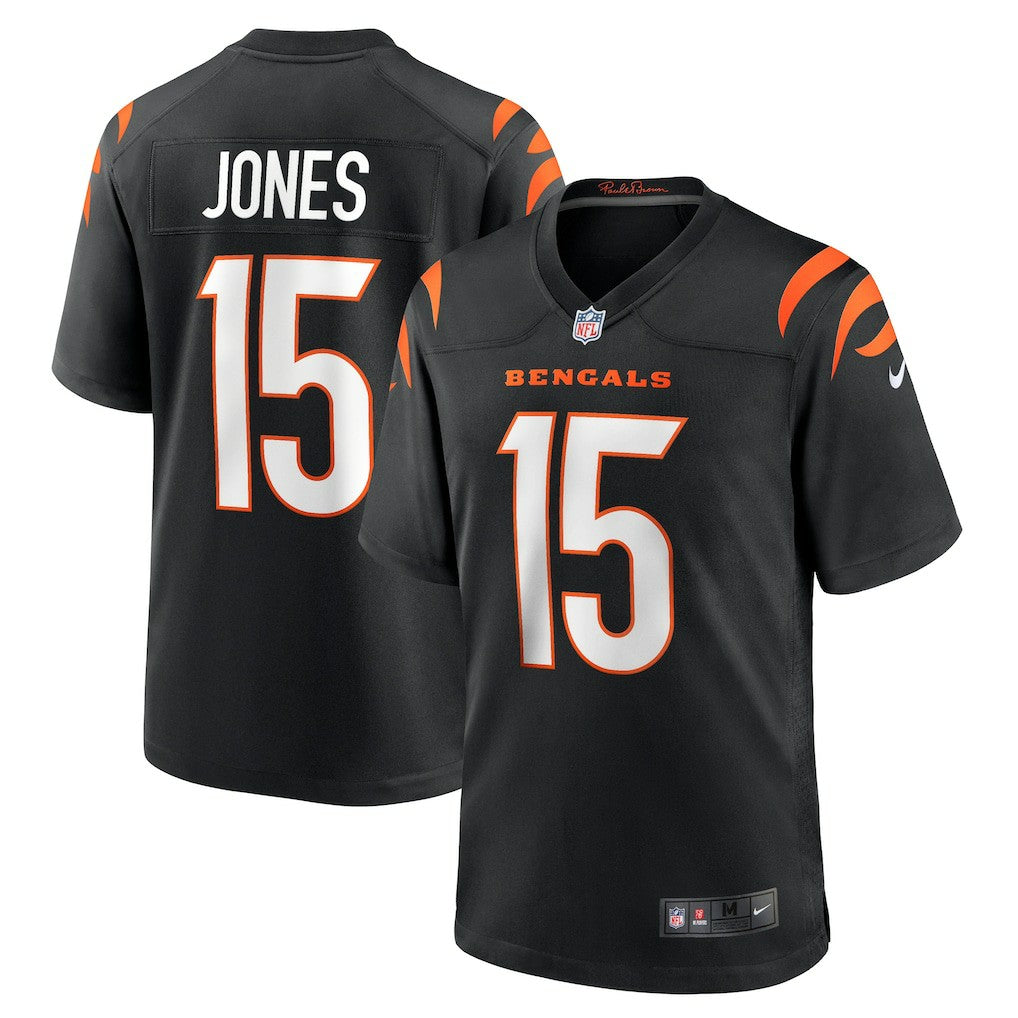 Charlie Jones Cincinnati Bengals Team Game Jersey Black - Nike