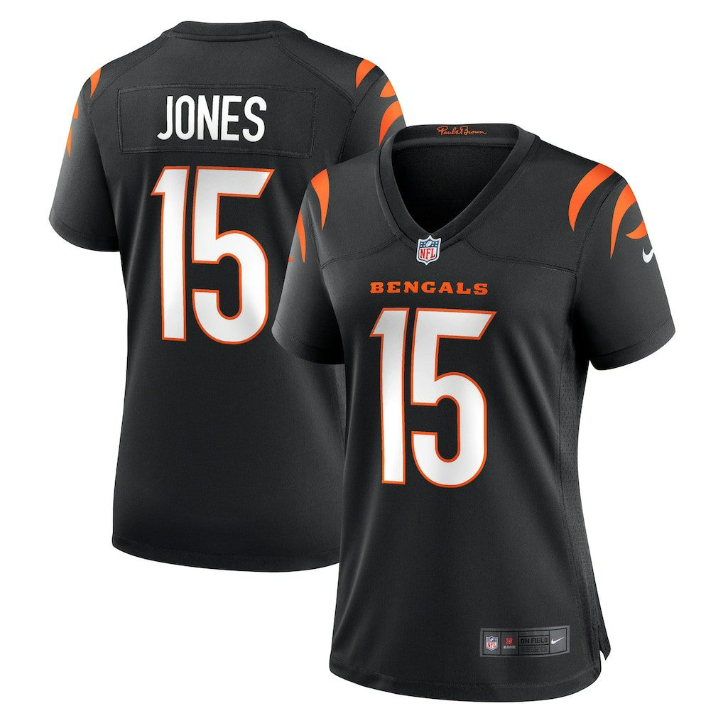 Charlie Jones Cincinnati Bengals Women's Team Game Jersey Black - Nike