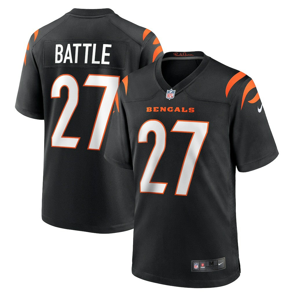 Jordan Battle Cincinnati Bengals Team Game Jersey Black - Nike