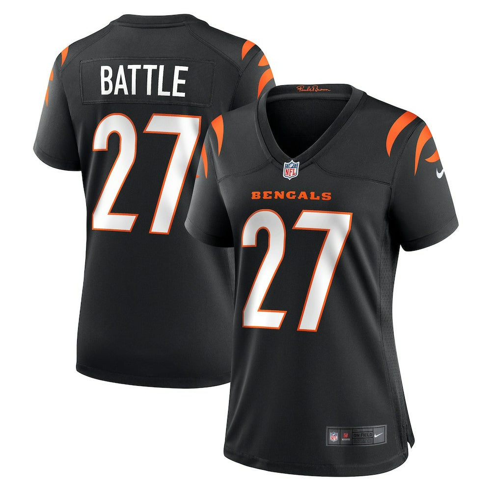 Jordan Battle Cincinnati Bengals Women's Team Game Jersey Black - Nike