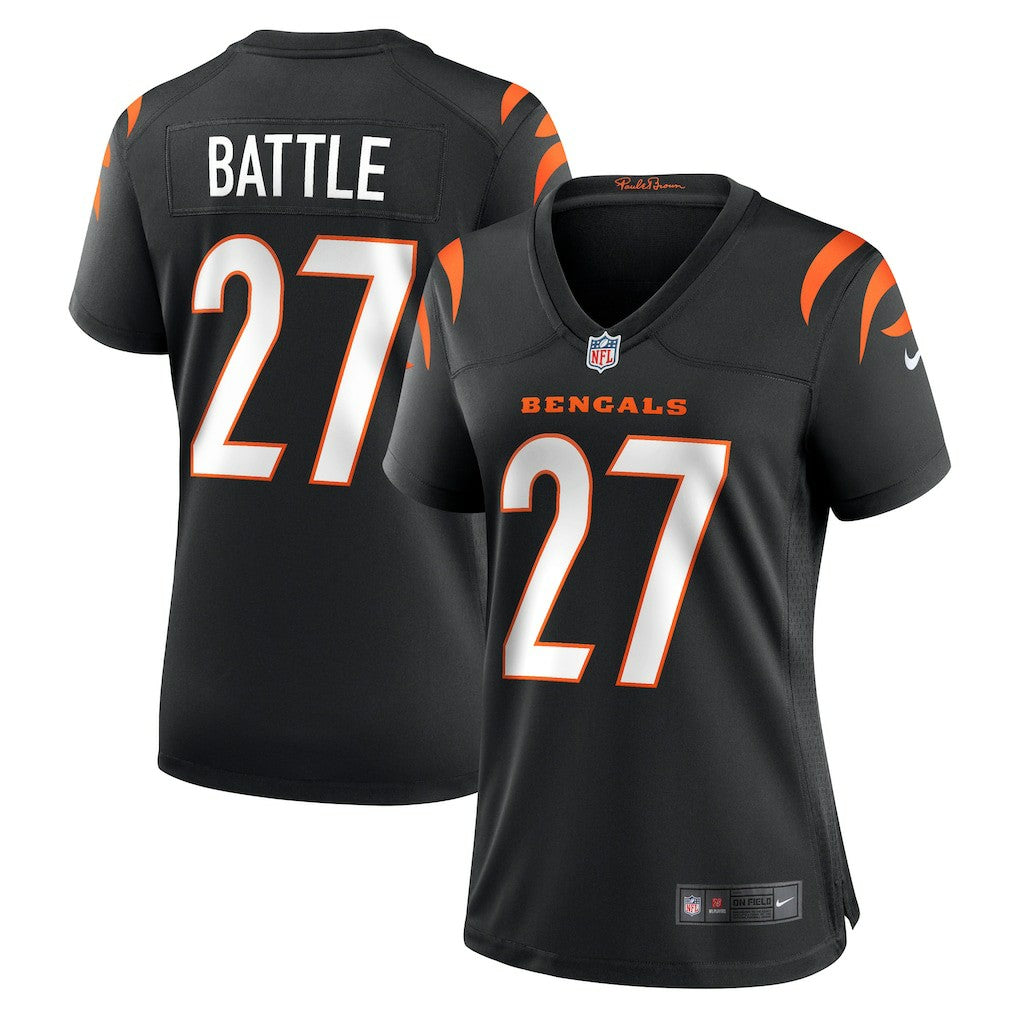 Jordan Battle Cincinnati Bengals Women's Team Game Jersey Black - Nike