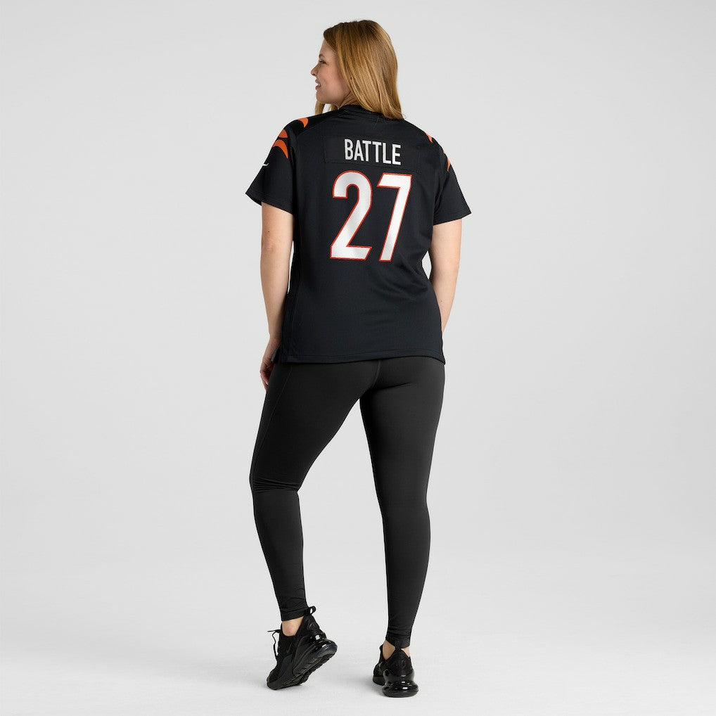 Jordan Battle Cincinnati Bengals Women's Team Game Jersey Black - Nike