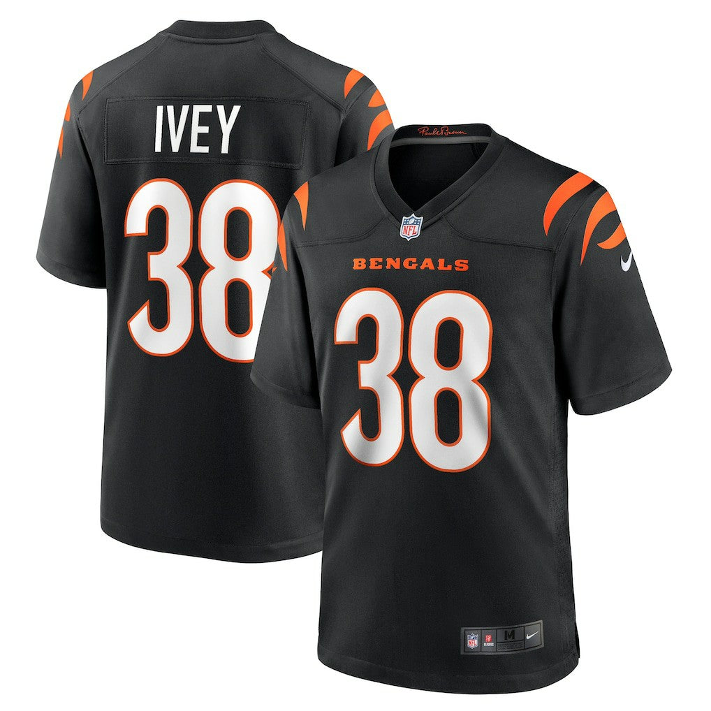 DJ Ivey Cincinnati Bengals Team Game Jersey Black - Nike