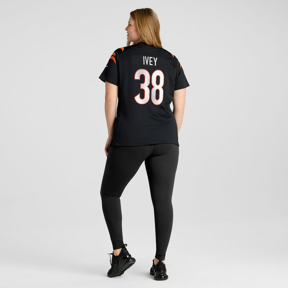 DJ Ivey Cincinnati Bengals Women's Team Game Jersey Black - Nike
