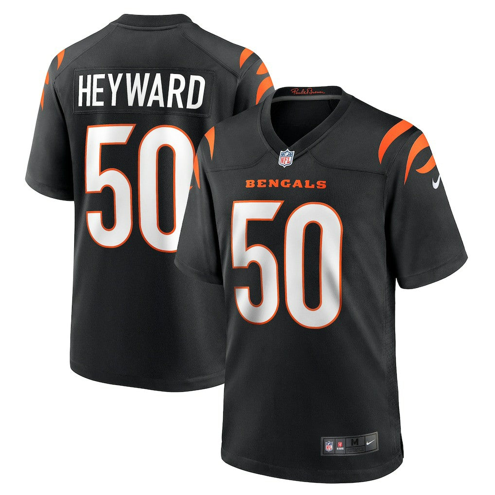 Shaka Heyward Cincinnati Bengals Team Game Jersey Black - Nike