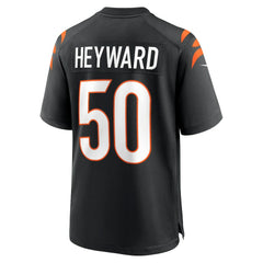 Shaka Heyward Cincinnati Bengals Team Game Jersey Black - Nike