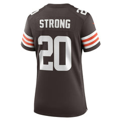 Pierre Strong Jr. Cleveland Browns Women's Team Game Jersey Brown - Nike