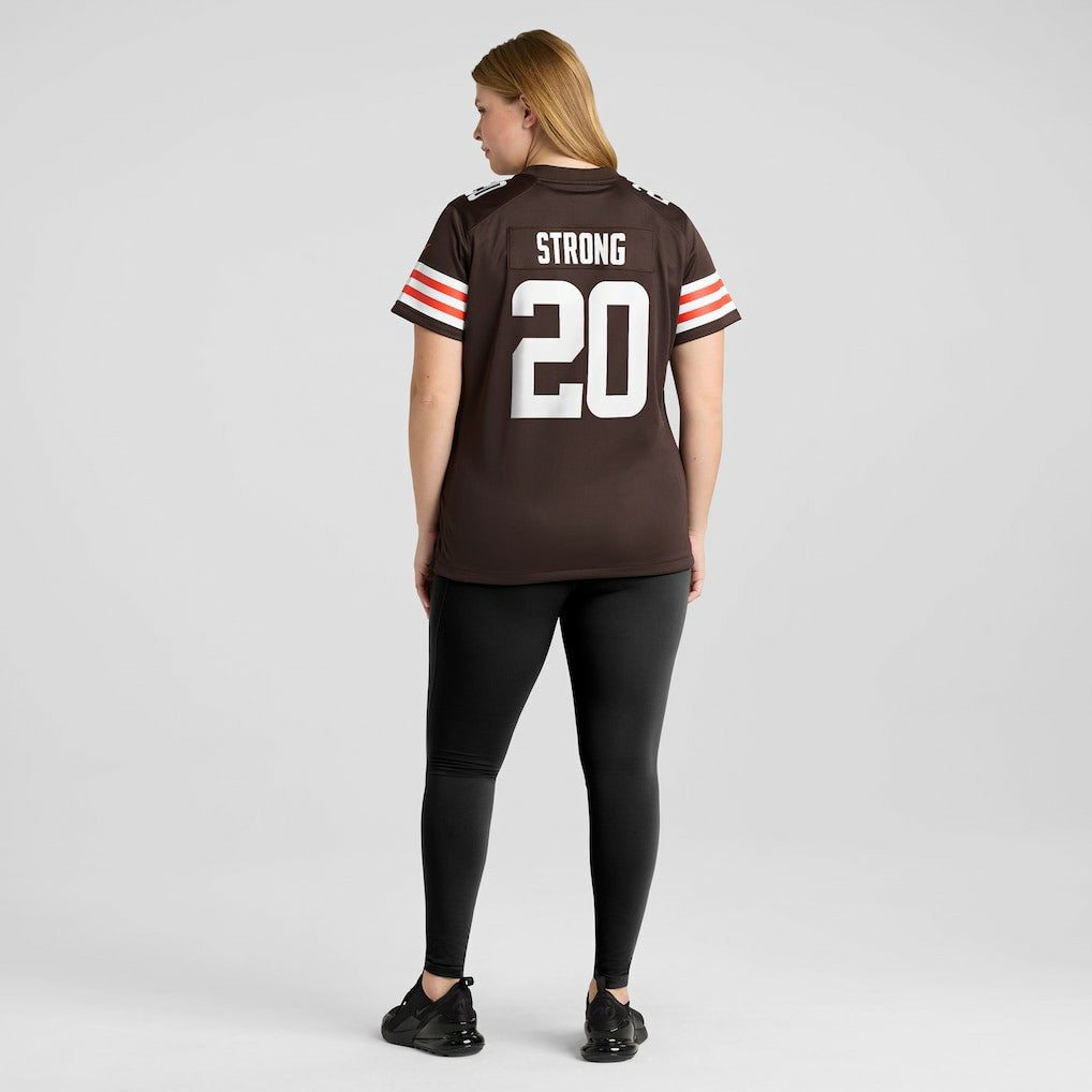 Pierre Strong Jr. Cleveland Browns Women's Team Game Jersey Brown - Nike