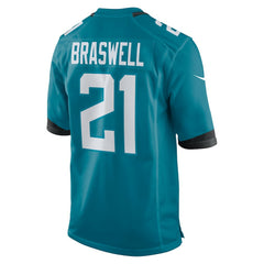 Christian Braswell Jacksonville Jaguars Team Game Jersey Teal - Nike