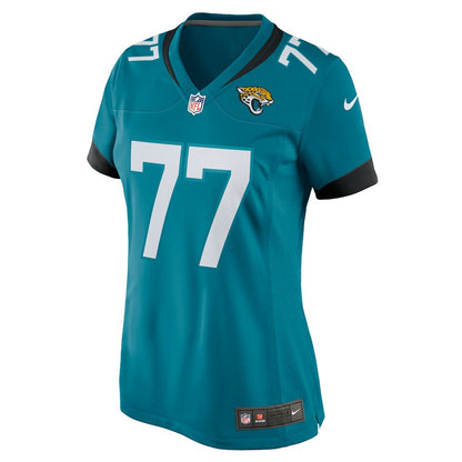 Anton Harrison Jacksonville Jaguars Women's Team Game Jersey - Teal | NFL Jerseys
