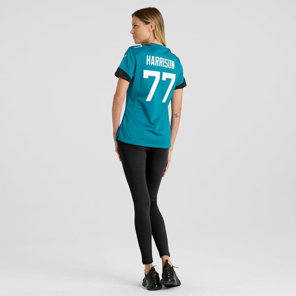 Anton Harrison Jacksonville Jaguars Women's Team Game Jersey - Teal | NFL Jerseys