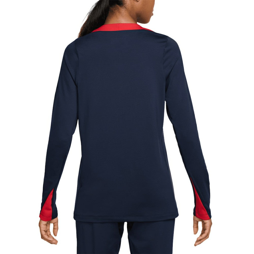 Nike USMNT Women's 2024 Strike Performance Long Sleeve Top - Navy