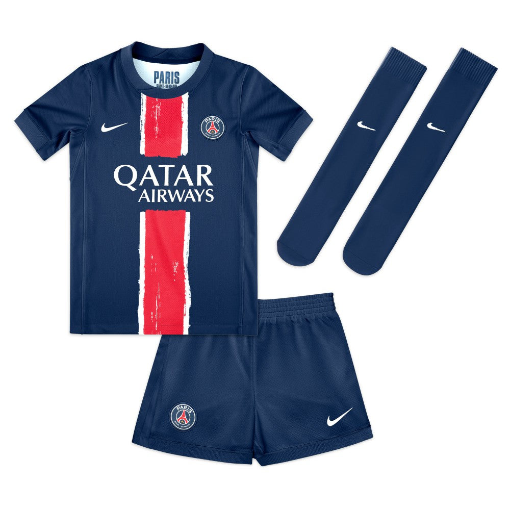 Nike Paris Saint-Germain Preschool 2024/25 Home Replica Stadium Kit Set - Navy