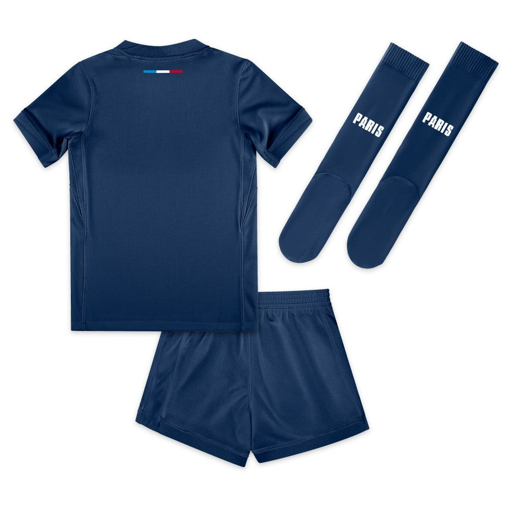 Nike Paris Saint-Germain Preschool 2024/25 Home Replica Stadium Kit Set - Navy
