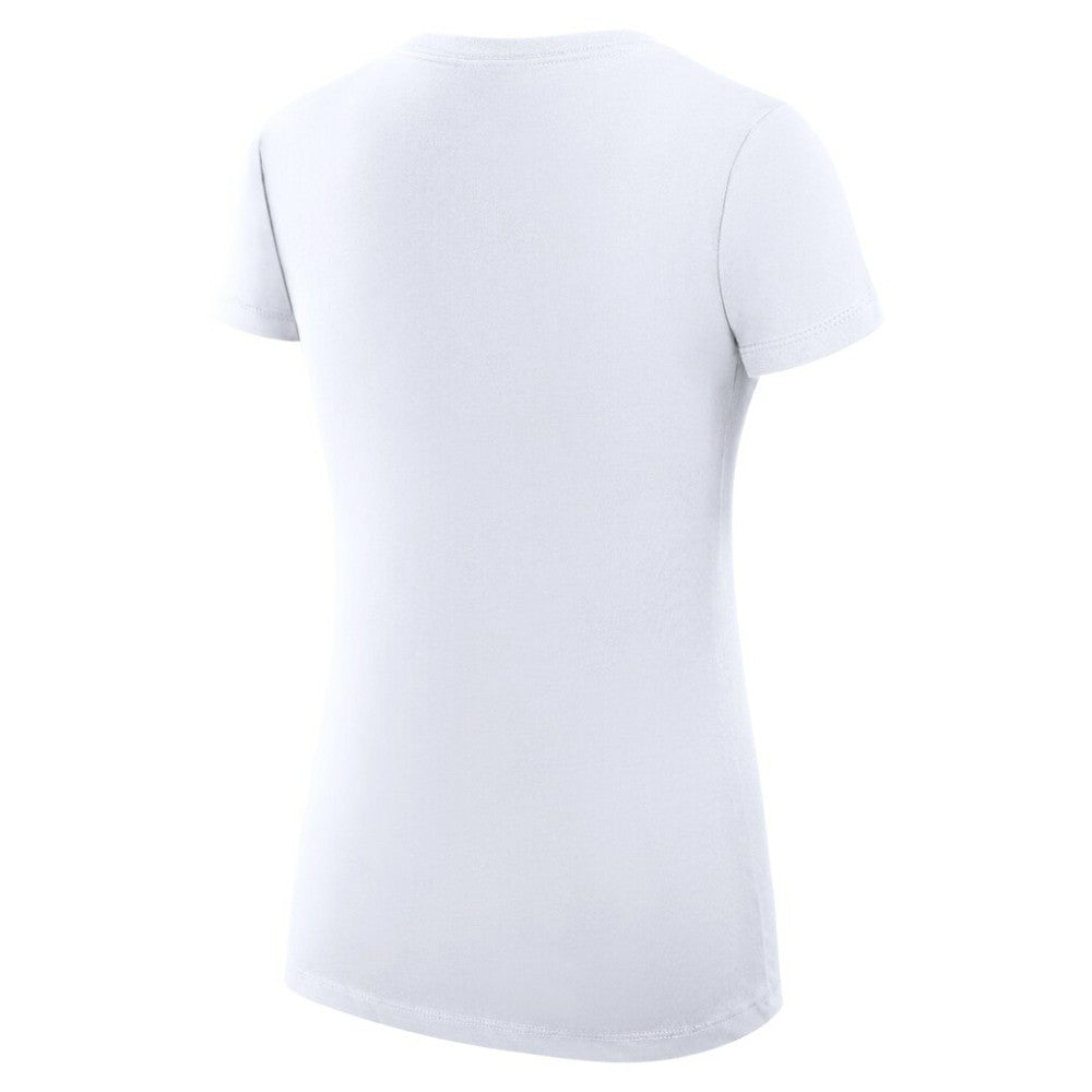 San Diego Padres G-III 4Her by Carl Banks Women's Super-Slim Fit Lightweight Love Graphic Team V-Neck T-Shirt Lifestyle